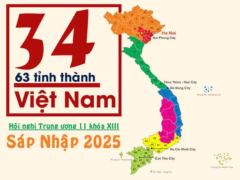 Việt Nam có bao nhiêu tỉnh thành
