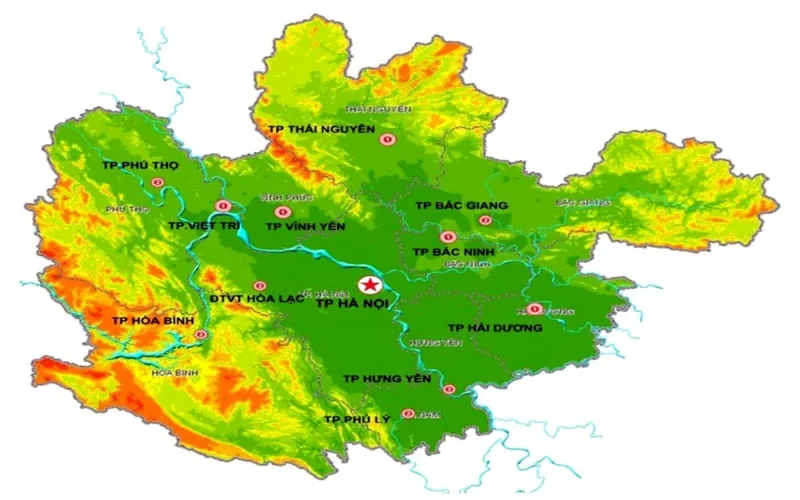 ha noi tiep giap voi tinh nao cap nhat vi tri dia ly va cac tinh giap thu do moi nhat